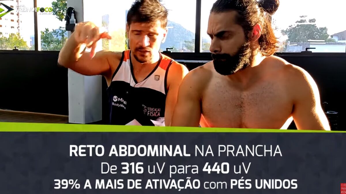 Treino_em_foco_posição_pé_prancha_abdominal_com_bola