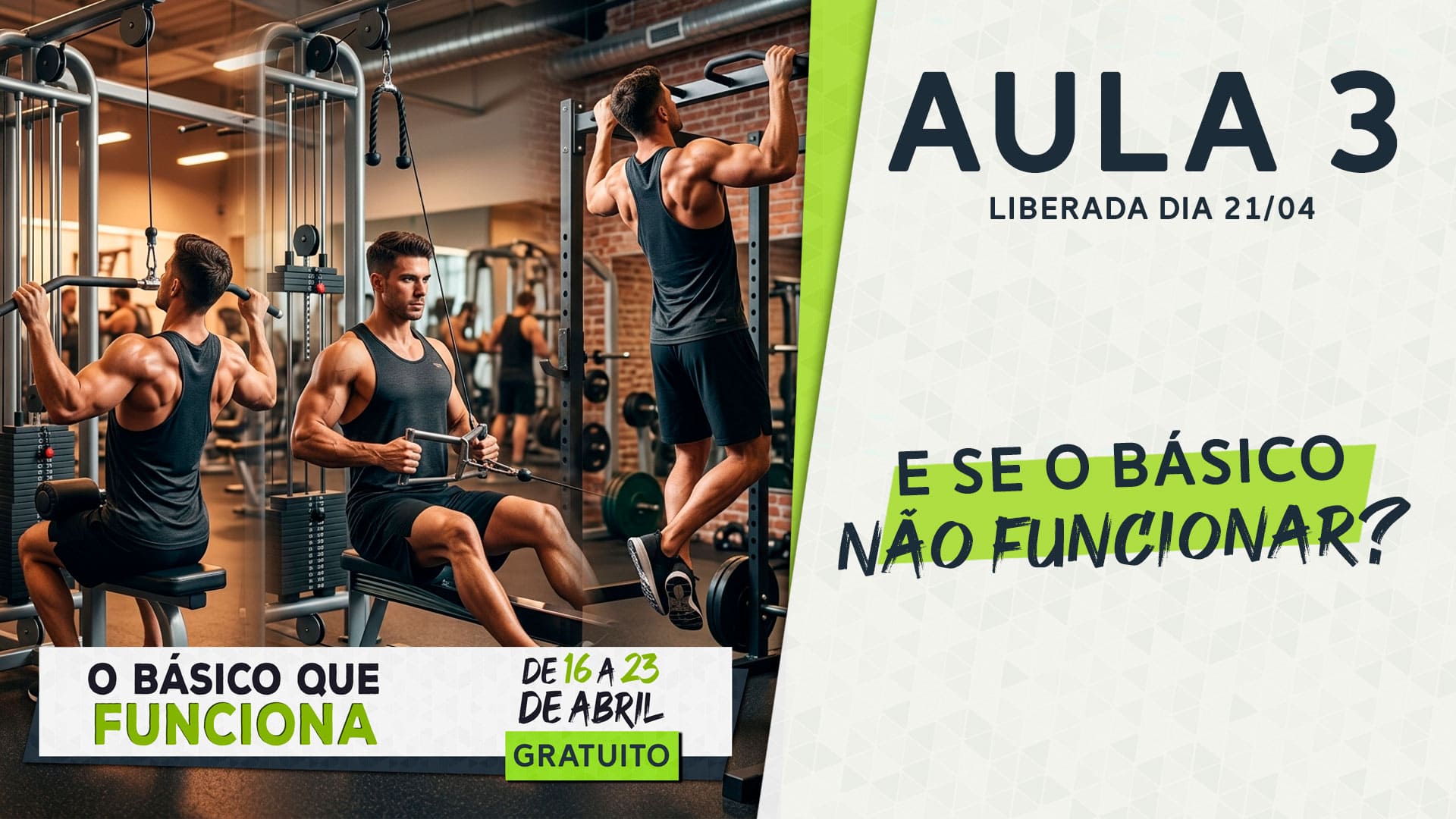 Aula 3 - 21/4 - E se o básico não funcionar?